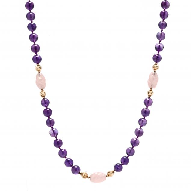 endless-strand-gold-amethyst-and-rose-quartz-necklace