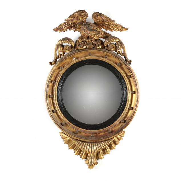 federal-carved-and-gilt-convex-mirror