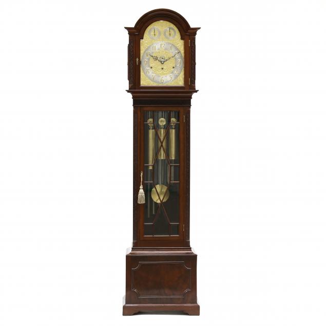 chinese-chippendale-style-nine-tube-tall-case-clock