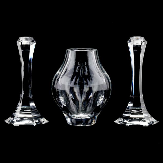 st-louis-crystal-vase-and-pair-of-candlesticks