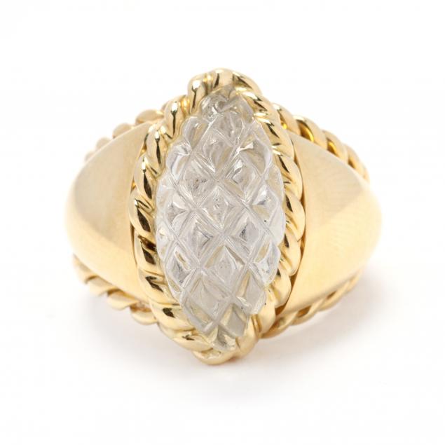 gold-and-rock-crystal-quartz-ring-sabbadini