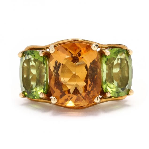 gold-citrine-and-peridot-ring
