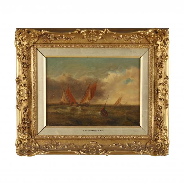 louis-verboeckhoven-ii-belgian-1827-1884-maritime-scene