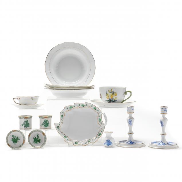 a-selection-of-herend-porcelain-table-accessories