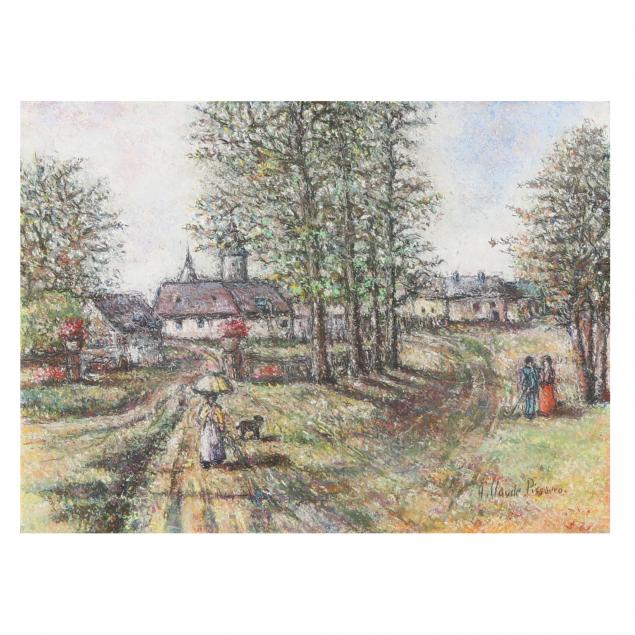 hugues-claude-pissarro-french-b-1935-i-la-grande-ferme-d-ouilly-i