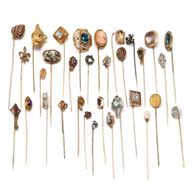 collection-of-thirty-two-antique-and-vintage-stick-pins