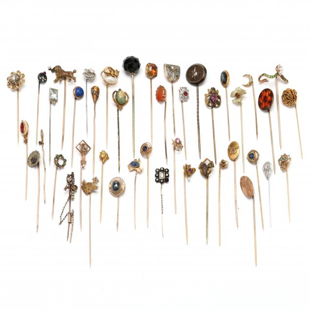 collection-of-forty-three-antique-and-vintage-stick-pins