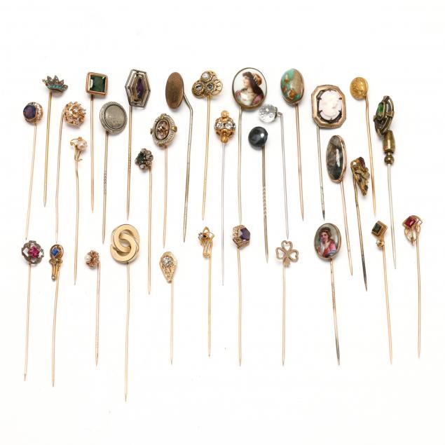 collection-of-thirty-two-antique-and-vintage-stick-pins