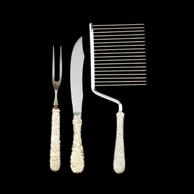 three-kirk-repousse-sterling-silver-flatware-servers