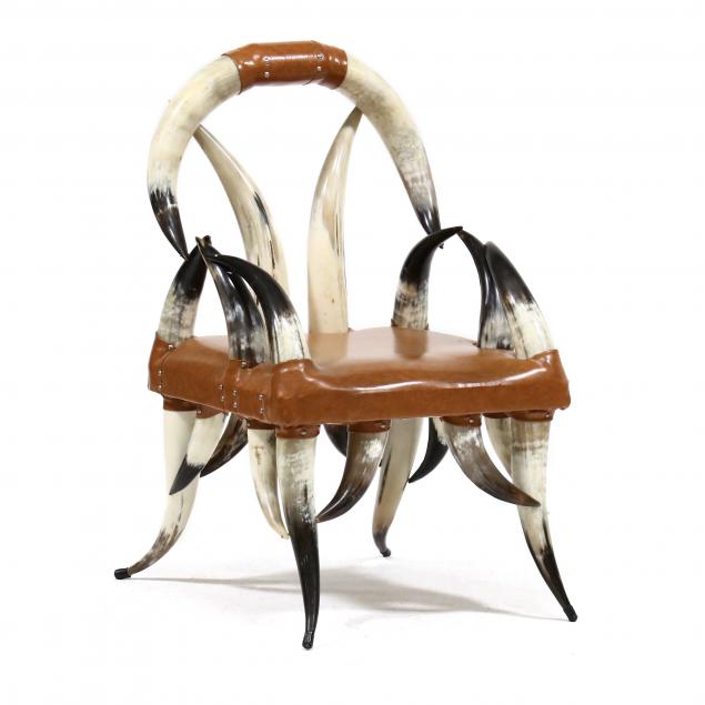 texas-style-steer-horn-chair