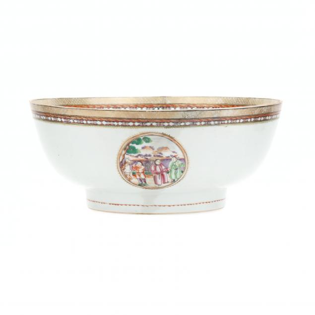 a-large-chinese-export-porcelain-punch-bowl