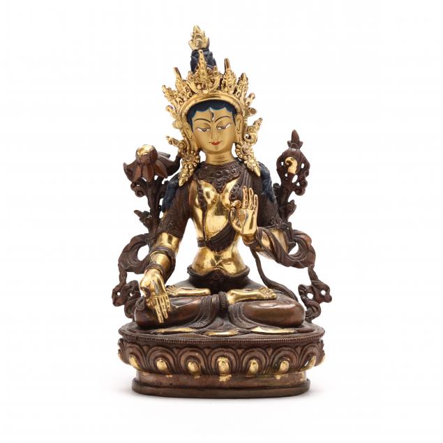 a-himalayan-gilt-bronze-sculpture-of-white-tara