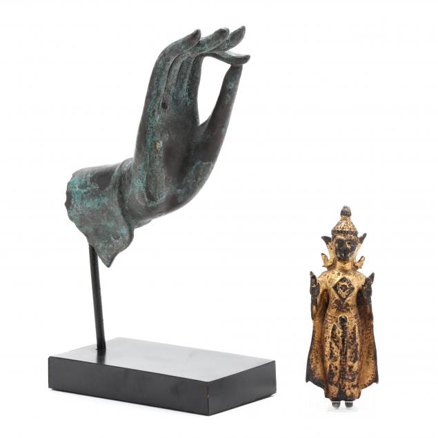 two-thai-buddhist-bronzes