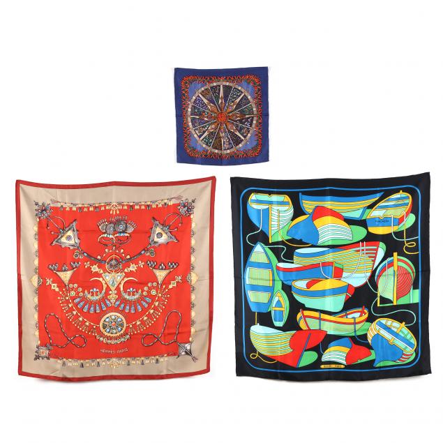 three-hermes-silk-scarves