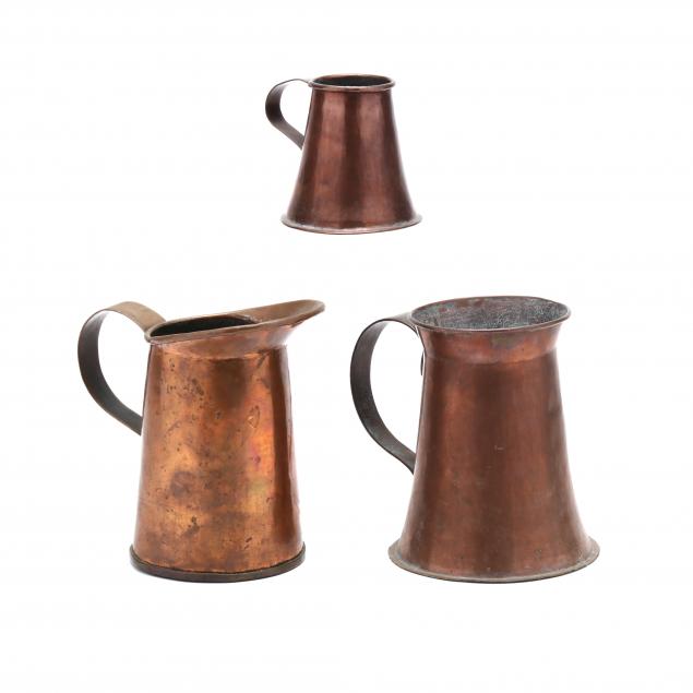 three-antique-american-copper-measures