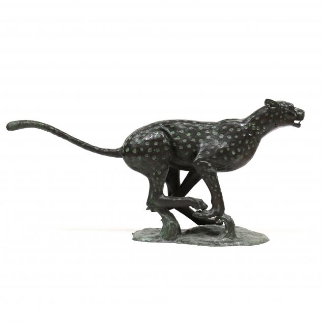 life-size-decorative-bronze-model-of-a-sprinting-cheetah