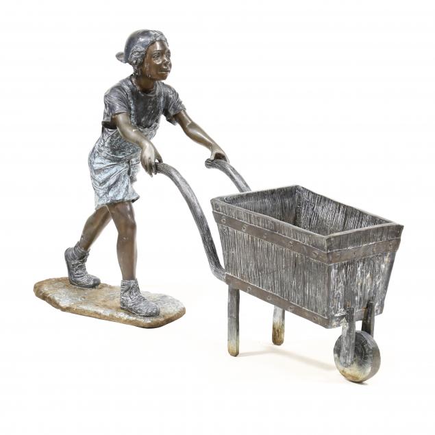 life-size-bronze-garden-statue-of-child-with-wheelbarrow