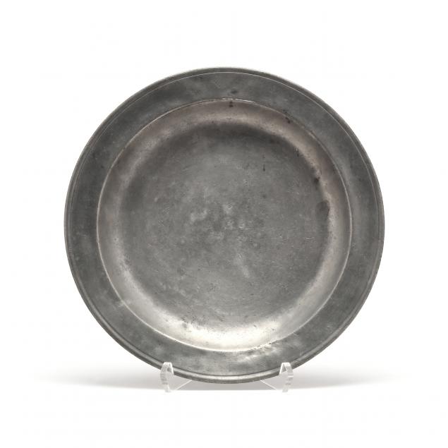 a-rare-north-carolina-pewter-dish-mark-of-jacob-eggleston-1773-1813