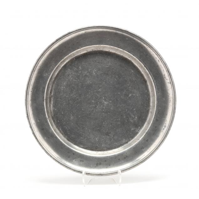 a-rare-north-carolina-pewter-plate-mark-of-jehiel-johnson-ca-1784-1833