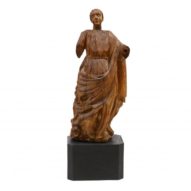 large-continental-carved-wood-model-of-a-saintly-figure
