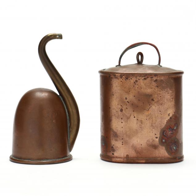 antique-copper-ear-trumpet-and-bell