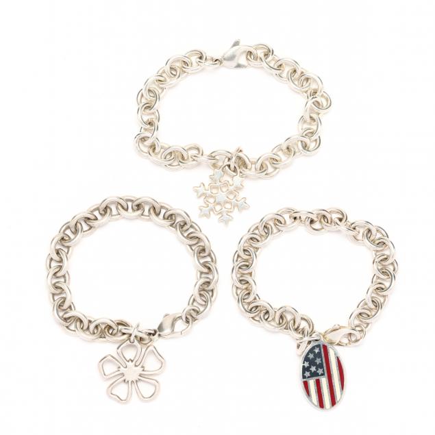 three-sterling-silver-charm-bracelets-tiffany-co