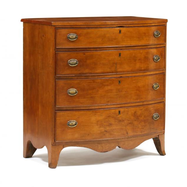 southern-federal-bow-front-cherry-chest-of-drawers