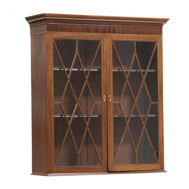 mid-atlantic-federal-inlaid-mahogany-bookcase