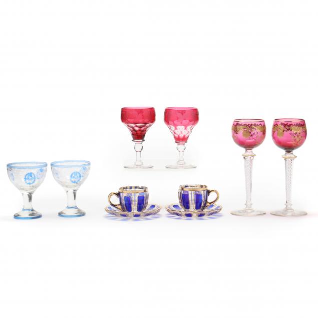 eight-fine-bohemian-assorted-glasses