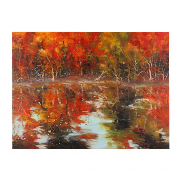 tim-howe-new-zealand-spanish-american-late-20th-21st-century-i-autumn-reflections-i