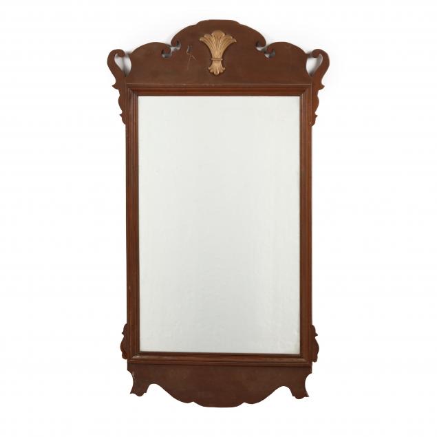 chippendale-style-mahogany-wall-mirror