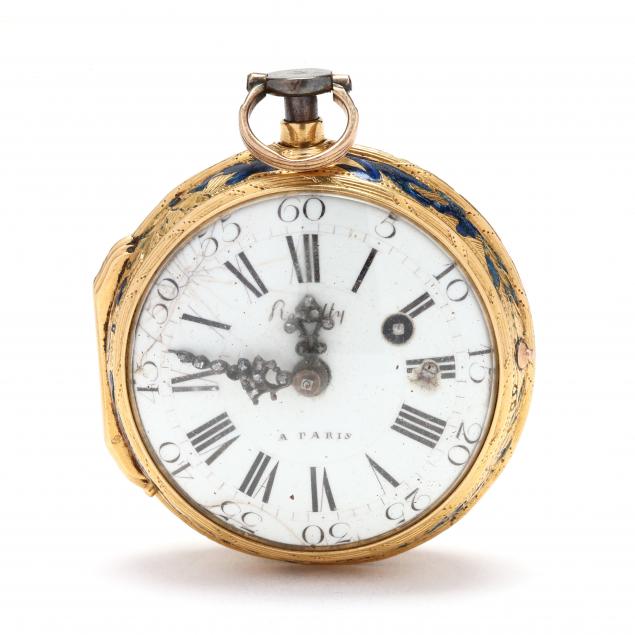 antique-gold-enamel-and-diamond-pocket-watch-romilly-a-paris