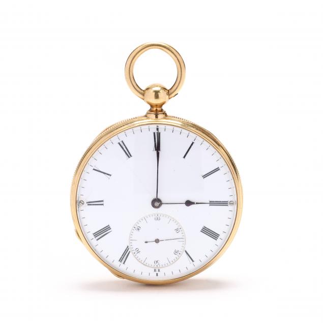 antique-gold-open-face-pocket-watch