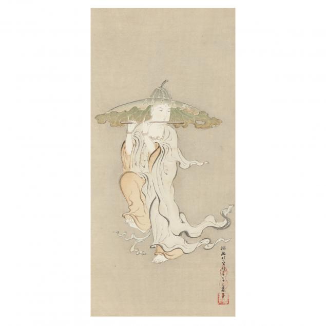after-kano-tan-yu-a-print-of-jizo-bosatsu-playing-a-flute
