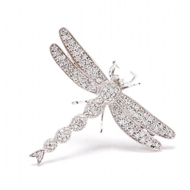 white-gold-and-diamond-dragonfly-brooch