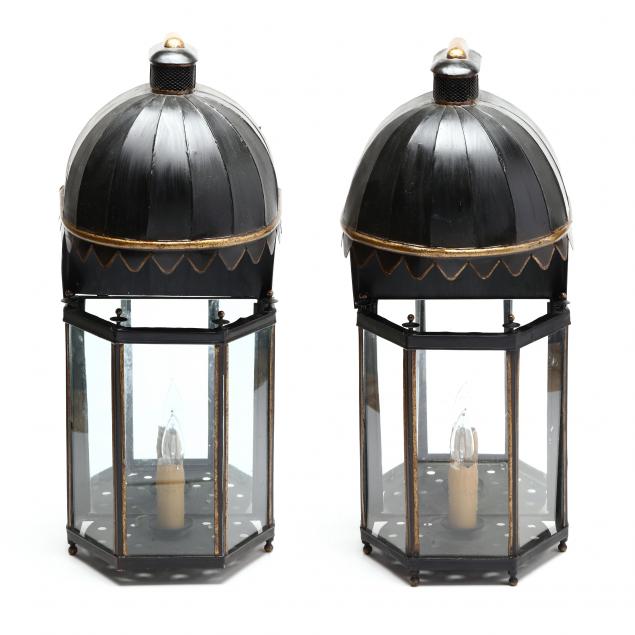 pair-of-contemporary-tole-sconces