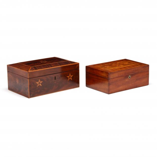 two-antique-inlaid-mahogany-sewing-boxes
