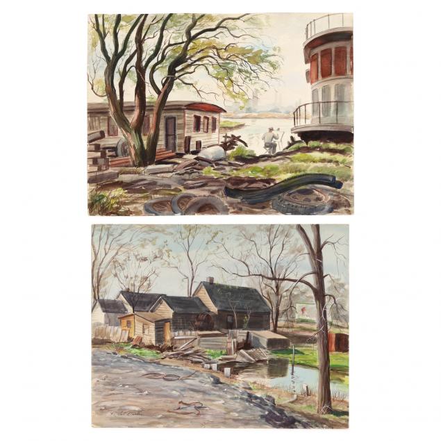 r-hal-burriss-fl-1892-1991-i-ecorse-michigan-i-scenes-two-works