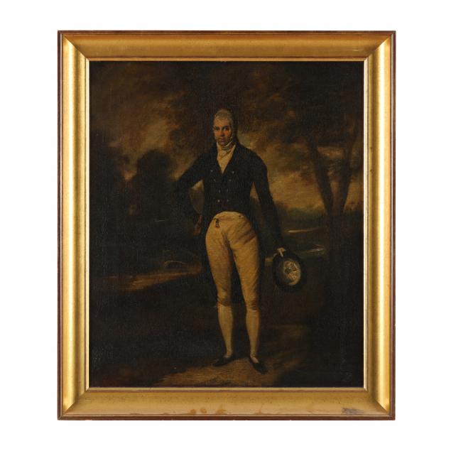 english-school-circa-1800-portrait-of-a-gentleman-in-a-park