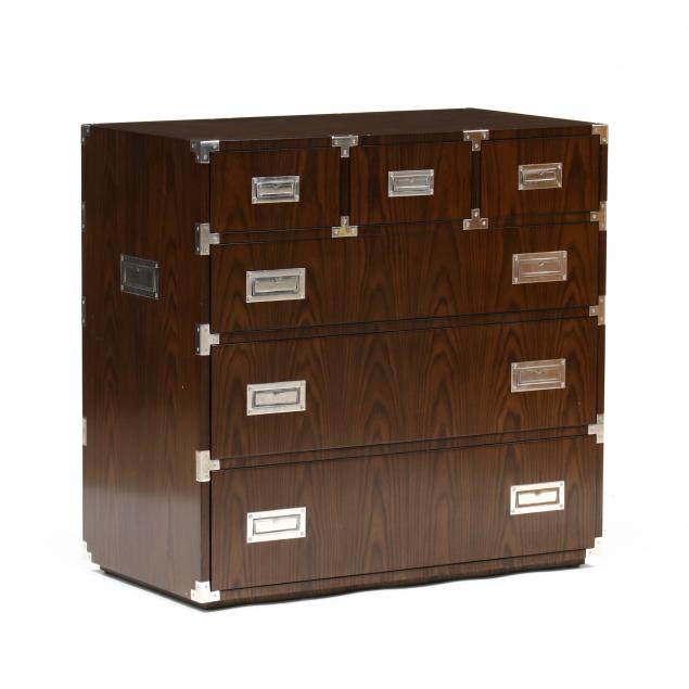 theodore-alexander-steel-accented-walnut-campaign-chest