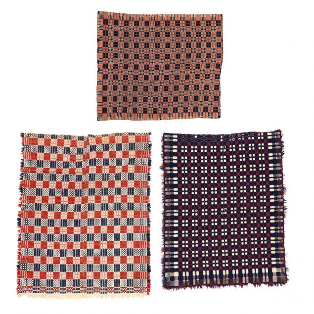 three-red-white-blue-woven-coverlets