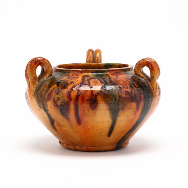 attributed-to-j-b-cole-pottery-steeds-nc-grecian-low-vase