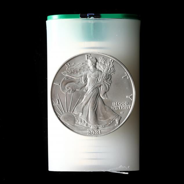 roll-of-twenty-20-bu-2021-t-2-1-oz-american-silver-eagles