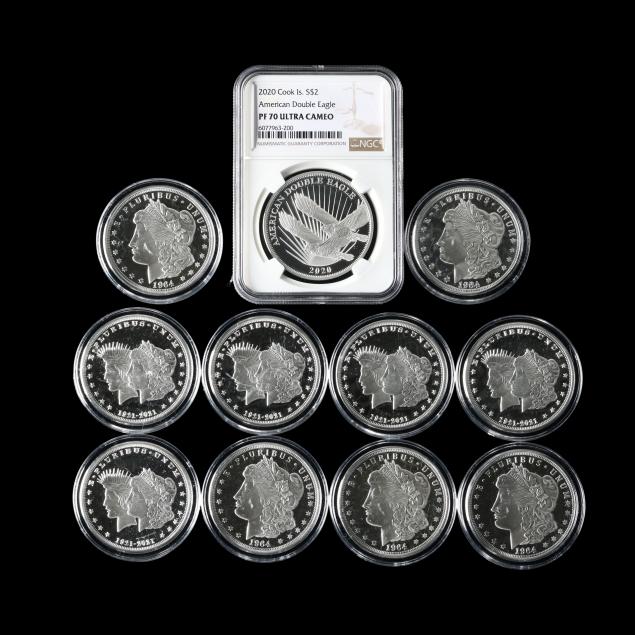 cook-islands-eleven-coins-honoring-the-united-states