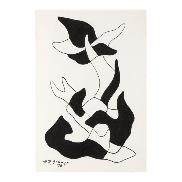 hernando-ruiz-ocampo-philippines-1911-1978-abstract-drawing