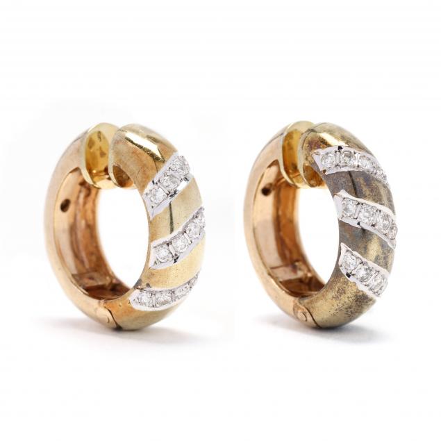 pair-of-gold-and-diamond-hoop-earrings