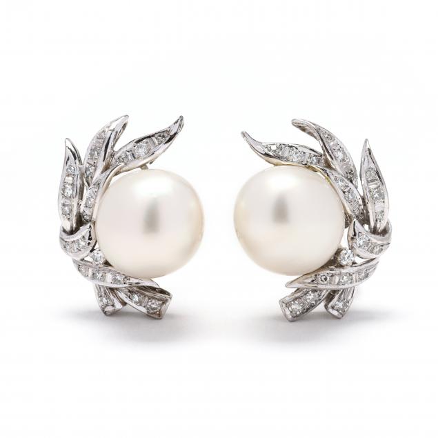 white-gold-pearl-and-diamond-earrings