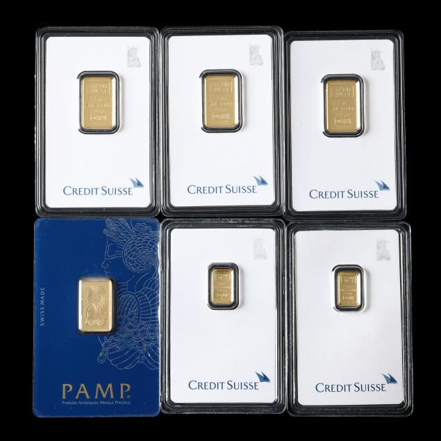 six-6-small-swiss-gold-bars-totaling-22g-pure-gold