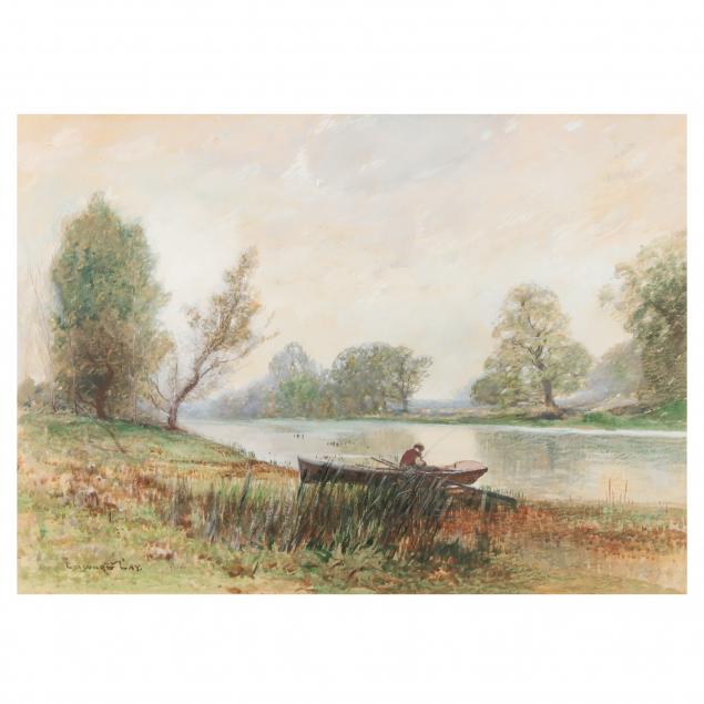 edward-gay-american-1837-1928-landscape-with-fisherman
