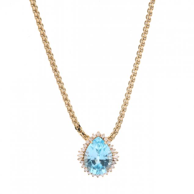 gold-blue-topaz-and-diamond-necklace